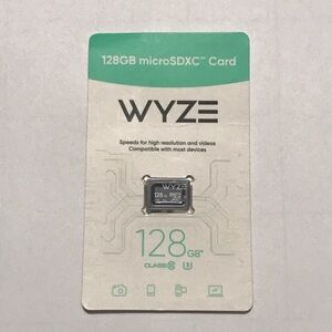 Wyze 128GB microSDXC Card Class 10 Brand New Sealed